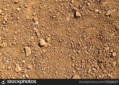 geology, background and texture concept - rocky ground of desert. rocky ground of desert