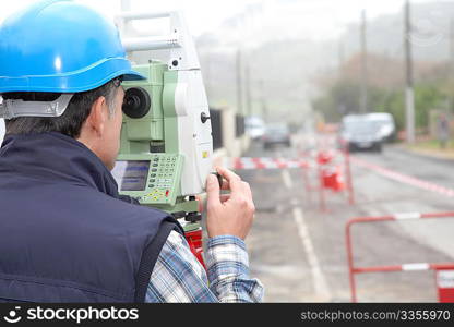 Geometer with measure instrument