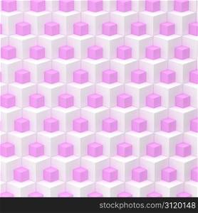 Geometric abstract background made of cubes