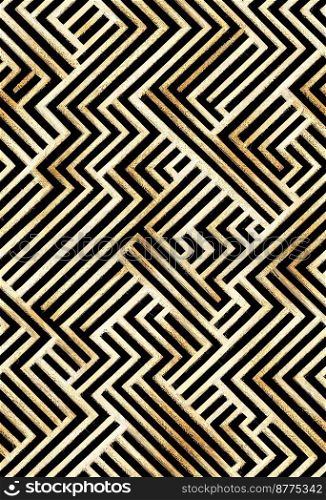 Geometric abstract pattern 3d illustrated