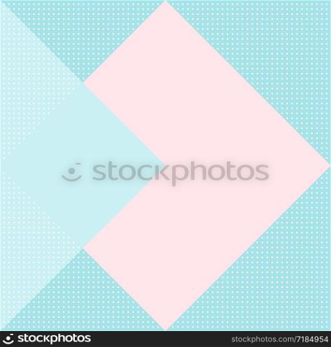 Geometric Background with triangle, square and dots in Simple flat design. Vector illustration. Geometric Background with triangle, square and dots in Simple flat design