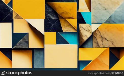 geometric modern paper cut background. geometric paper cut background