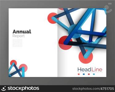 Geometric molecule abstract background, . abstract business annual report template