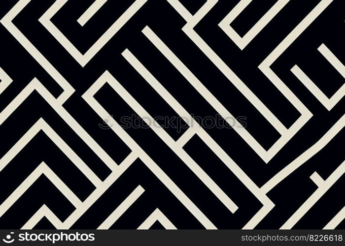 Geometric seamless textile pattern 3d illustrated