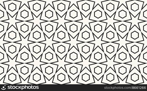 Geometric seamless textile pattern 3d illustrated