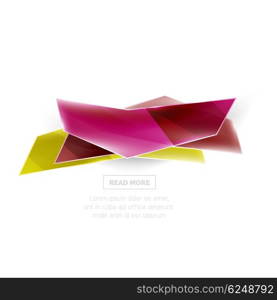 geometric shape ad promo banner. geometric shape ad promo banner. Abstract universal layout