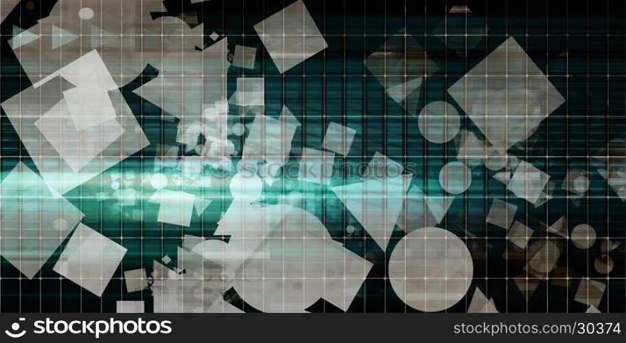 Geometric Shapes Background as an Abstract Concept . Geometric Shapes Background
