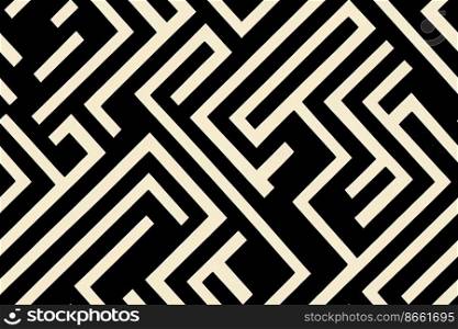 Geometric textile seamless pattern design 3d illustrated