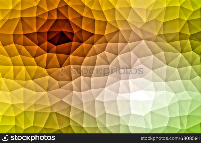 Geometric tile mosaic with color triangles. Abstract polygonal pattern in vivid colors.