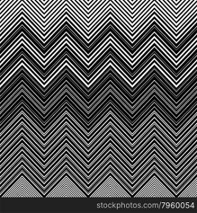 Geometric Vibrating Wave Pattern. Stylish Decorative Background with Zigzags. Geometric Vibrating Wave Pattern