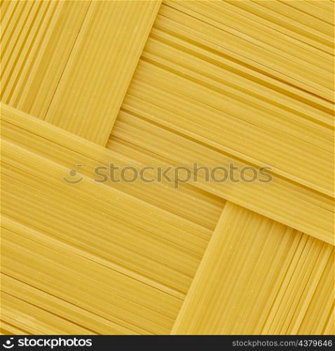 geometrical arrangement uncooked spaghetti