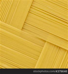 geometrical arrangement uncooked spaghetti
