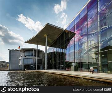 German Chancellery (Bundeskanzleramt) Building near Reichstag in Berlin, Germany