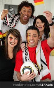 German football supporters