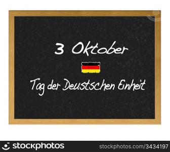 Germany, 3 October.