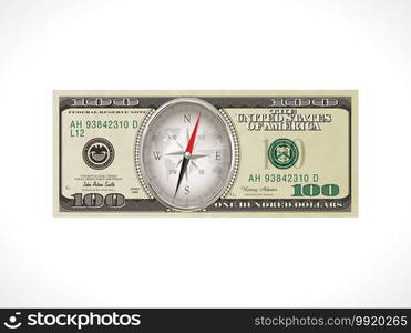 Get cash now - fast loan concept - 100 dollars with stopwatch