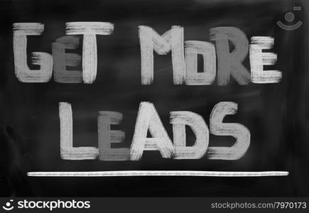 Get More Leads Concept