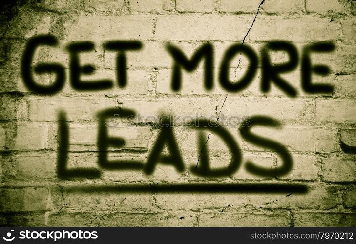 Get More Leads Concept
