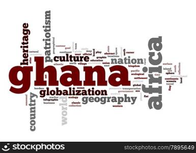 Ghana word cloud