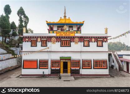 Ghoom Monastery is located at Ghum near Darjeeling in the state of West Bengal, India. The monastery follows the Gelug school of Tibetan Buddhism.