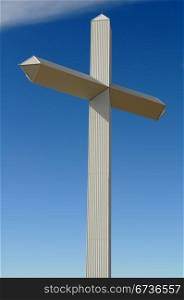 Giant cross against a blue sky, Groom, Texas