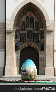 Giant Easter egg, Zagreb, Croatia