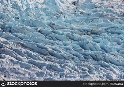 Giant Glacier in Alaska , USA