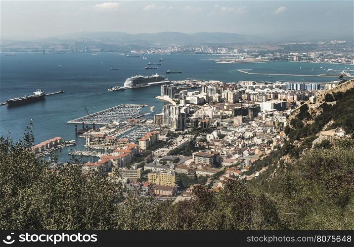 Gibraltar from high viewpoint