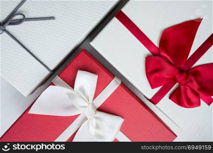 Gift box decoration for Christmas, new year, valentine day