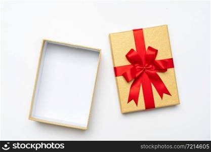 Gift box in the concept of New year and celebration