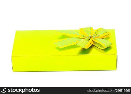Gift box isolated on the white background