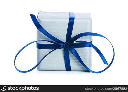 Gift box isolated on the white background