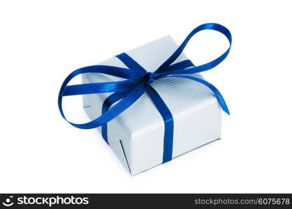 Gift box isolated on the white background