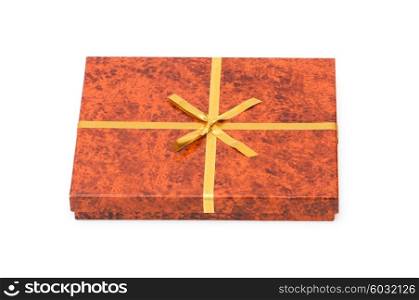 Gift box isolated on the white background&#x9;