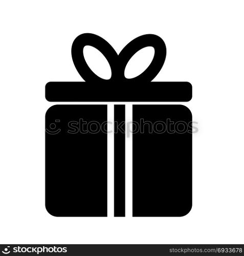 Gift box sign icon