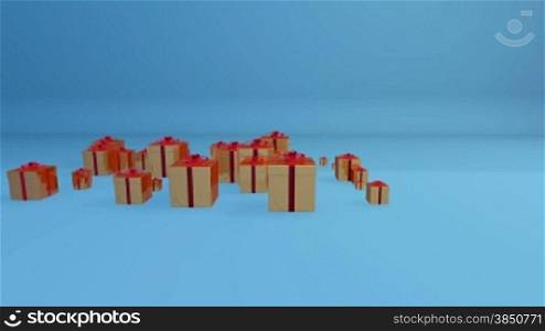 Gift Boxes, Holiday Background