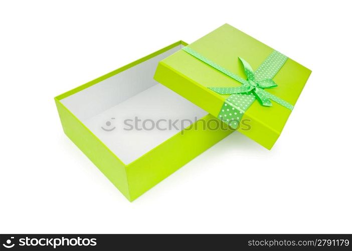 Gift boxes isolated on the white