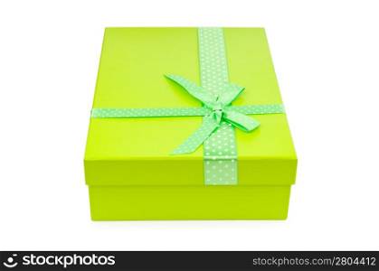 Gift boxes isolated on the white