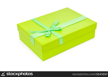 Gift boxes isolated on the white