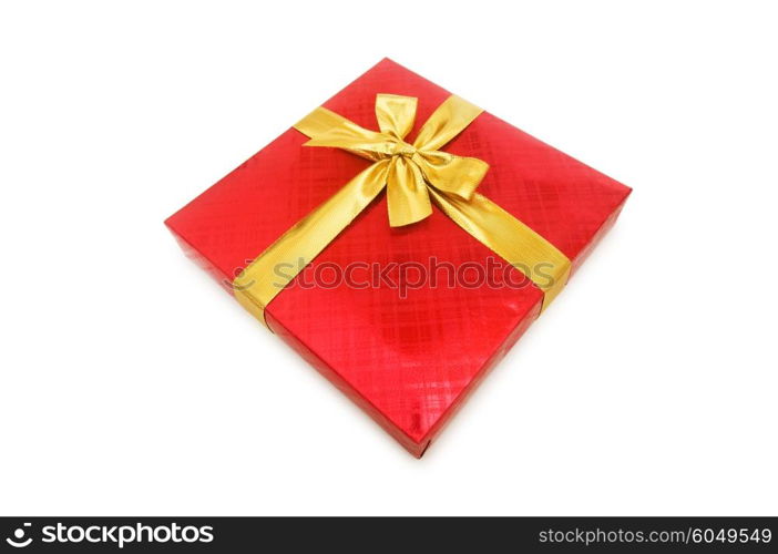 Gift boxes isolated on the white background