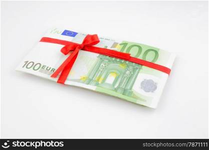 gift of money for celebration, eurozone currency