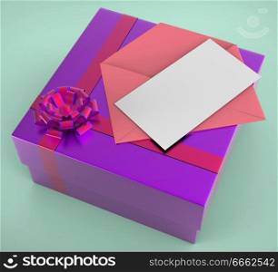Gift Tag Meaning Greeting Card And Present