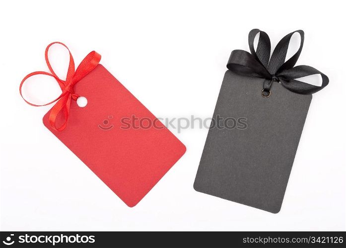 Gift tags with bows