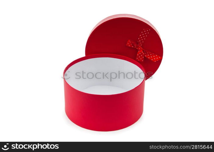 Giftboxes isolated on the white