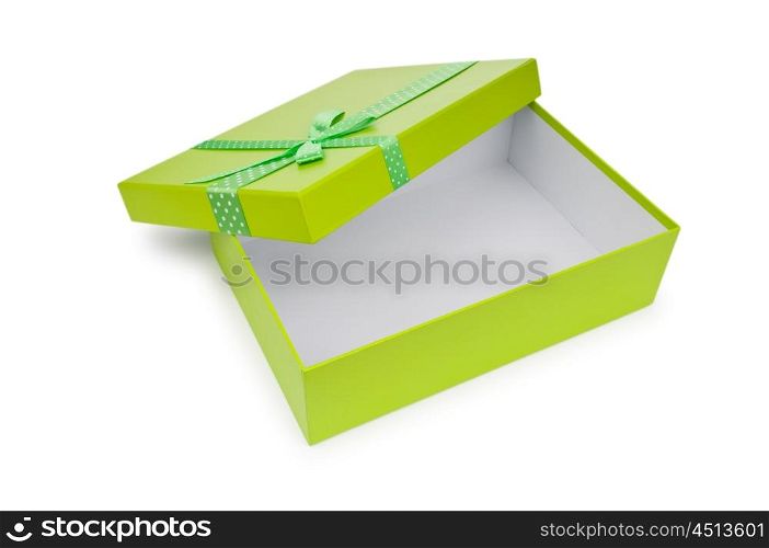 Giftboxes isolated on the white