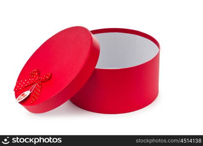 Giftboxes isolated on the white