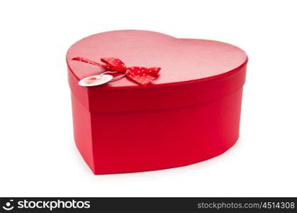 Giftboxes isolated on the white