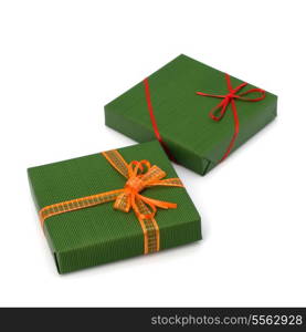 gifts isolated on white background close up