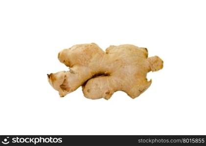 ginger isolated on the white background.