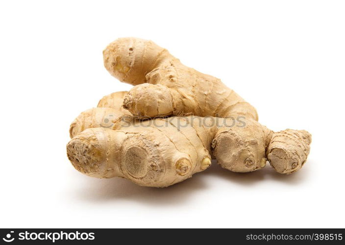 ginger on white background